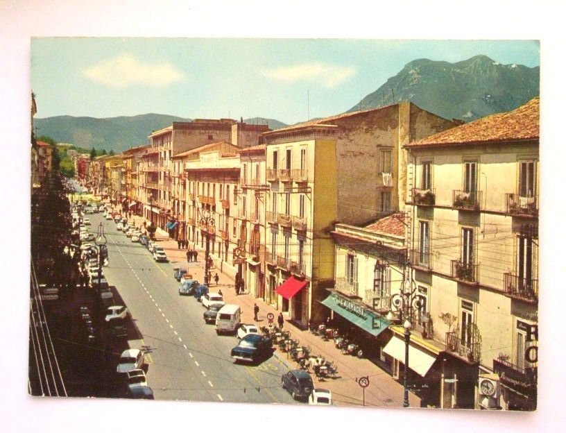 Cartolina Avellino - Corso Vittorio Emanuele 1970 ca.