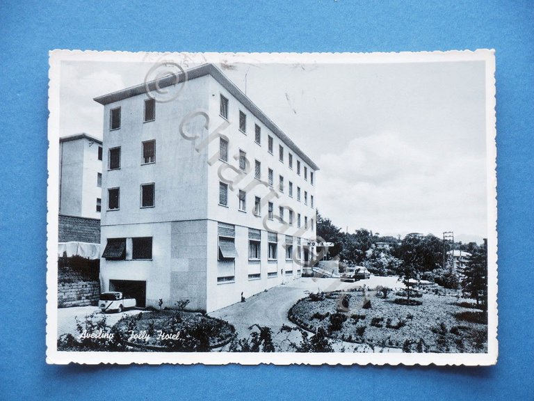 Cartolina Avellino - Jolly Hotel - 1958