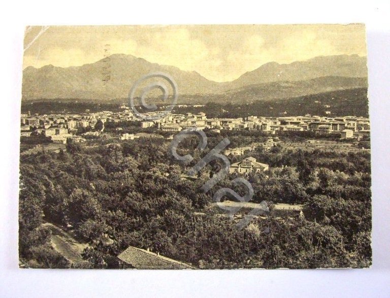 Cartolina Avellino - Panorama 1958.