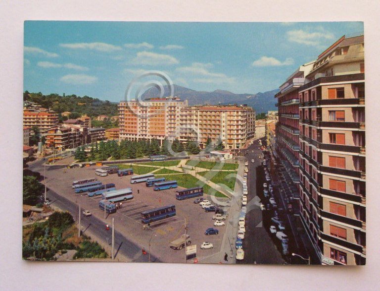 Cartolina Avellino - Piazza Kennedy 1970 ca.
