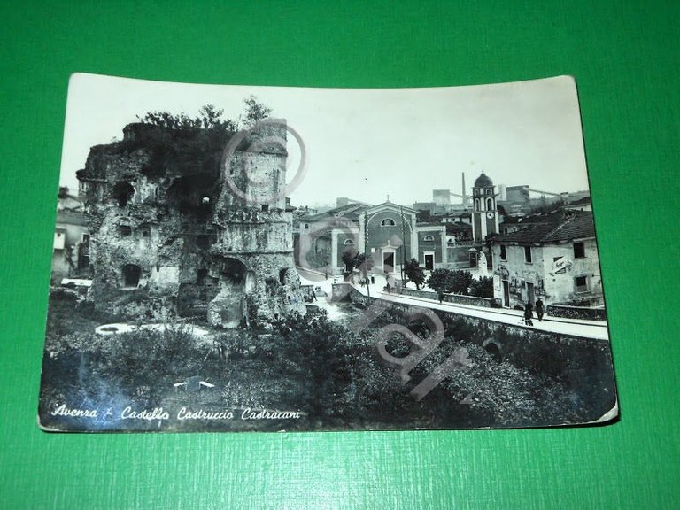 Cartolina Avenza - Castello Castruccio Castracani 1955