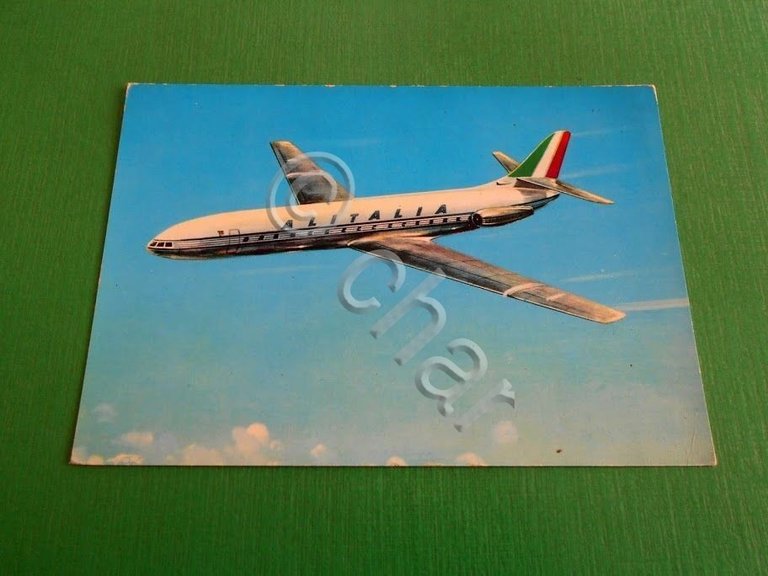 Cartolina Aviazione Alitalia Airlines - Caravelle III S. E. 210