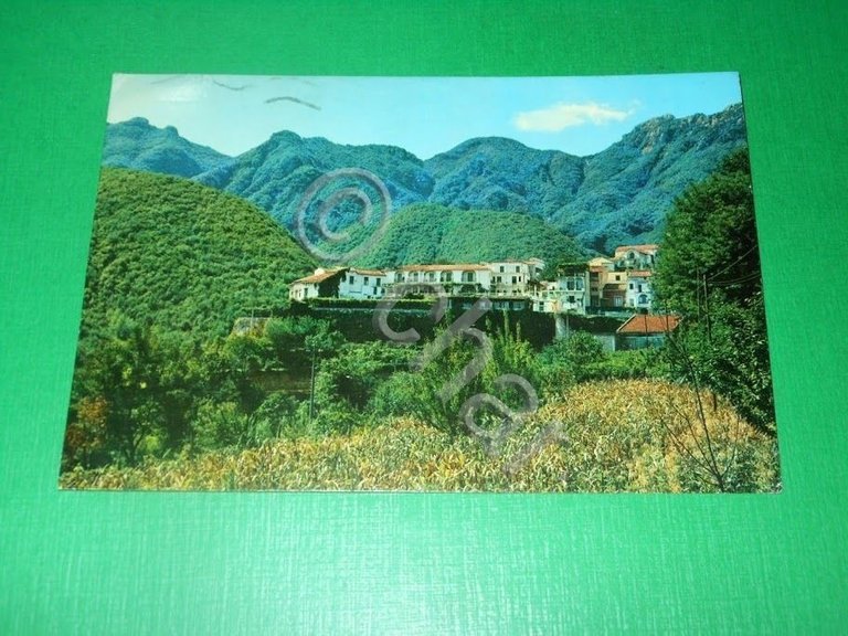 Cartolina Badia di Cava de' Tirreni - Hotel Scapolatiello 1973.