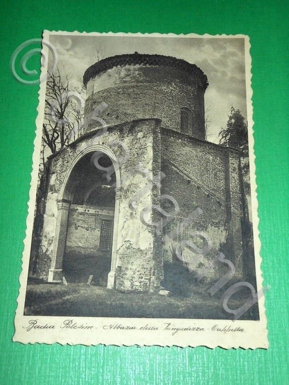 Cartolina Badia Polesine - Abbazia della Vangadizza - Cappella 1936.