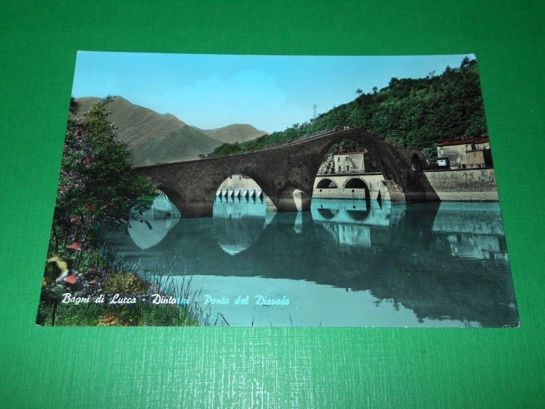 Cartolina Bagni di Lucca ( dintorni ) - Ponte del …