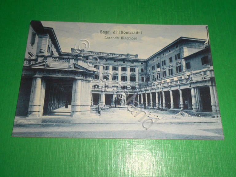 Cartolina Bagni di Montecatini - Locanda Maggiore 1925 ca.