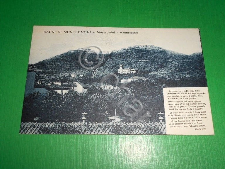 Cartolina Bagni di Montecatini - Montecatini - Valdinievole 1930 ca.