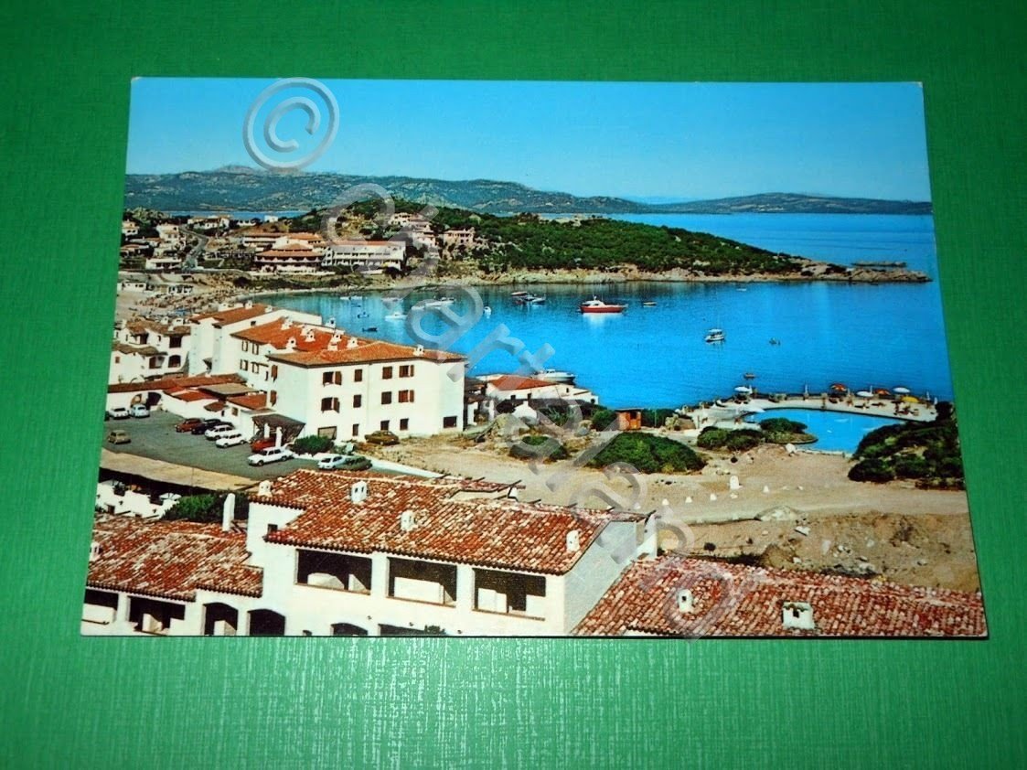 Cartolina Baia Sardinia - Panorama 1980.