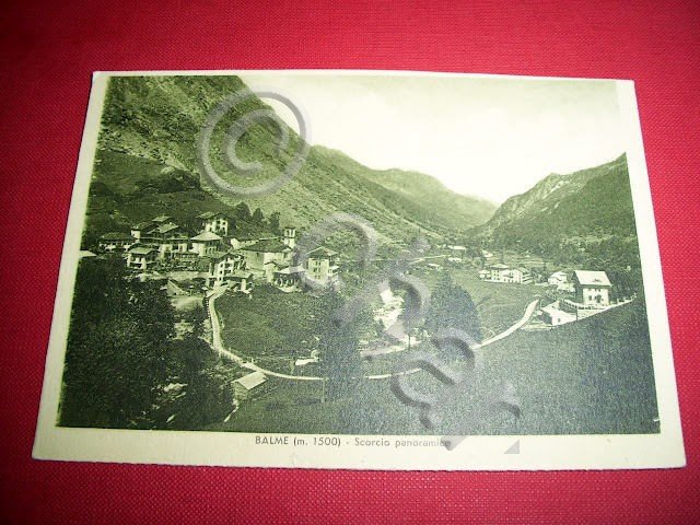 Cartolina Balme ( Torino ) - Veduta generale 1930 ca