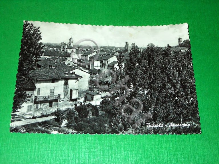 Cartolina Balzola - Panorama 1960