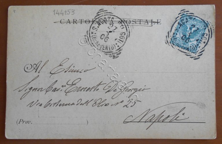 Cartolina Banca Popolare Cooperativa - S. Agata dei Goti (Benevento) …