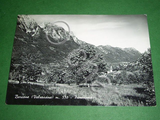 Cartolina Barcone ( Primaluna ) - Panorama 1955 ca.