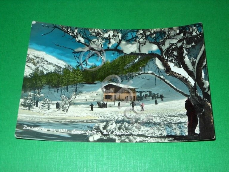 Cartolina Bardonecchia - Campo Smith - Bar Seggiovia 1961 | Immagine Gallery 2