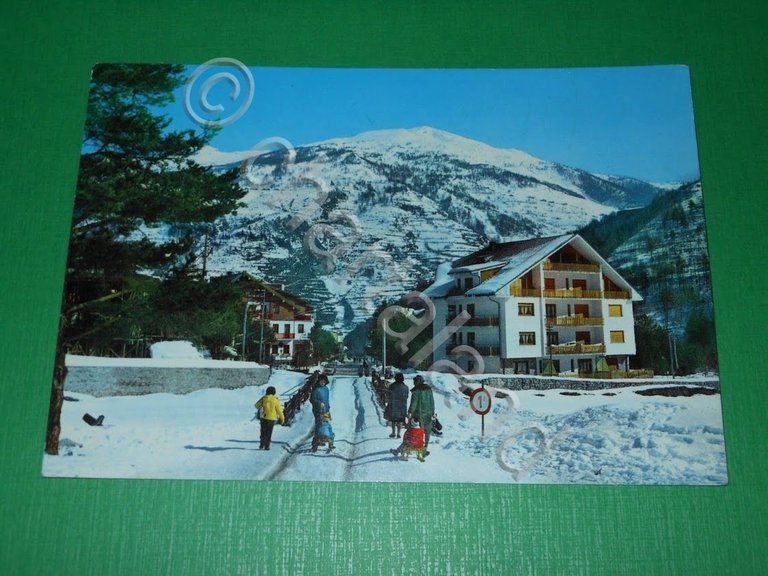 Cartolina Bardonecchia - Monte Jafferau 1965.