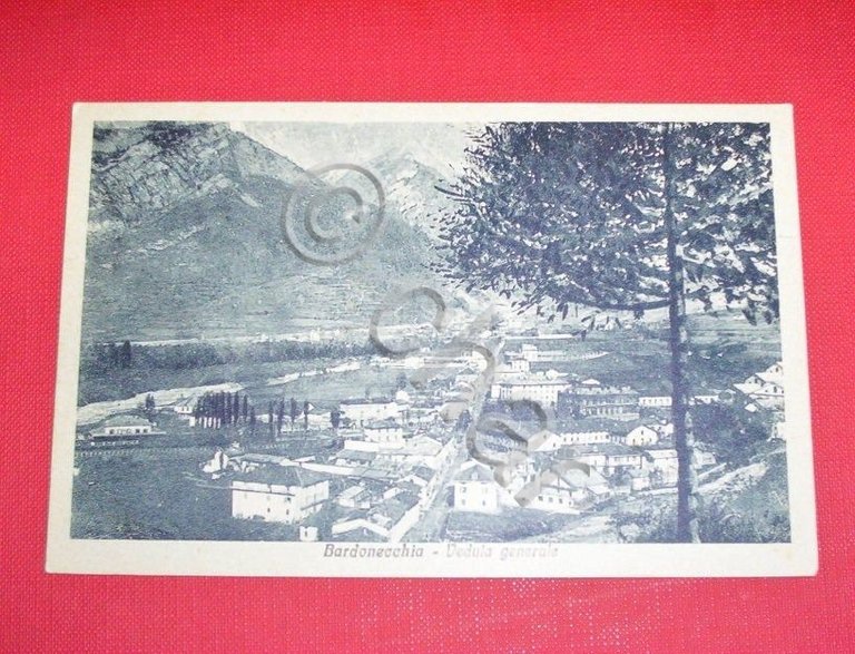 Cartolina Bardonecchia - Veduta generale 1930