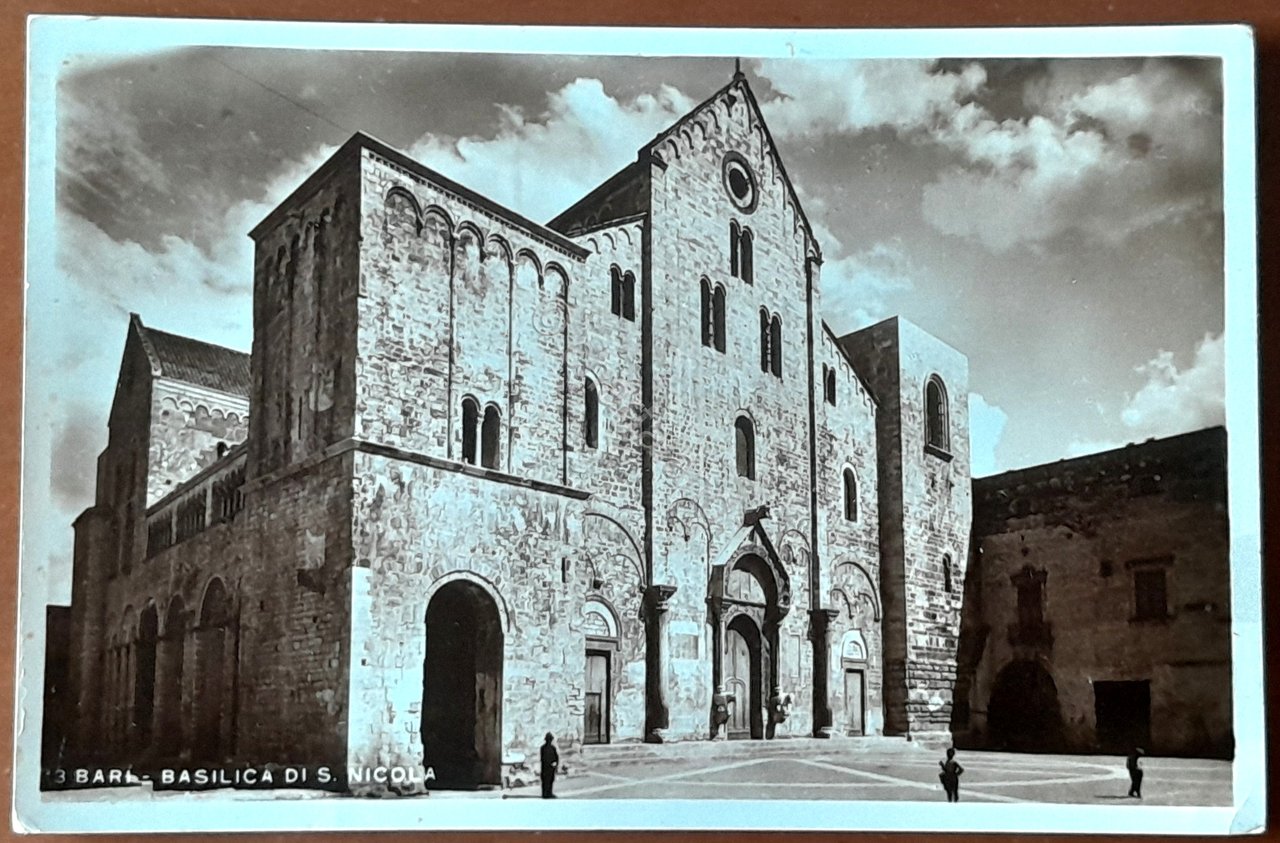 Cartolina Bari - Basilica di S. Nicola - 1934 | Immagine principale