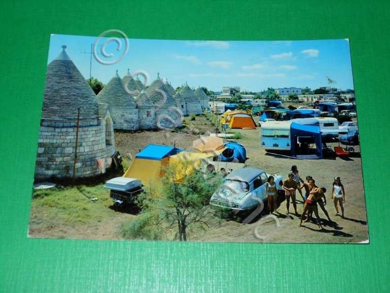 Cartolina Bari - Camping Internazionale S. Giorgio 1971