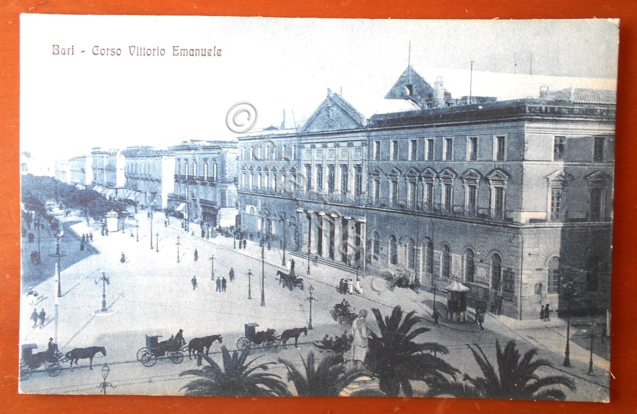 Cartolina Bari - Corso Vittorio Emanuele - 1940 ca.