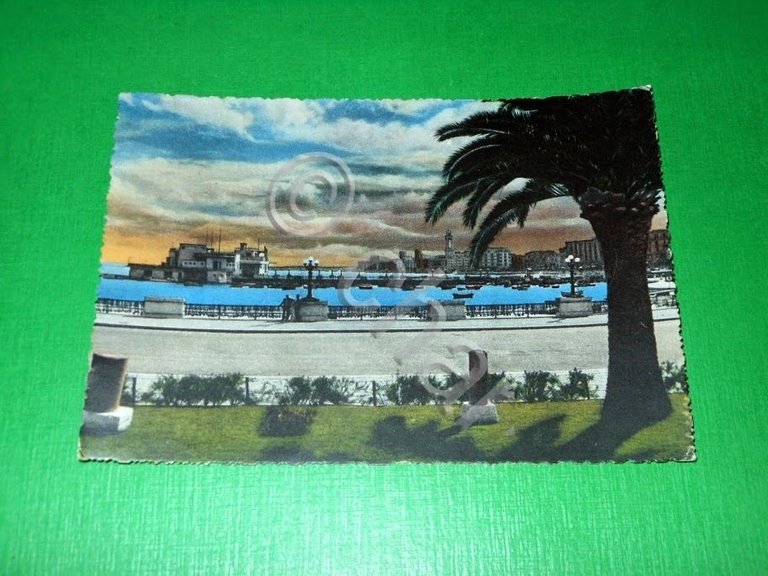 Cartolina Bari - Lungomare Nazario Sauro 1956 #1