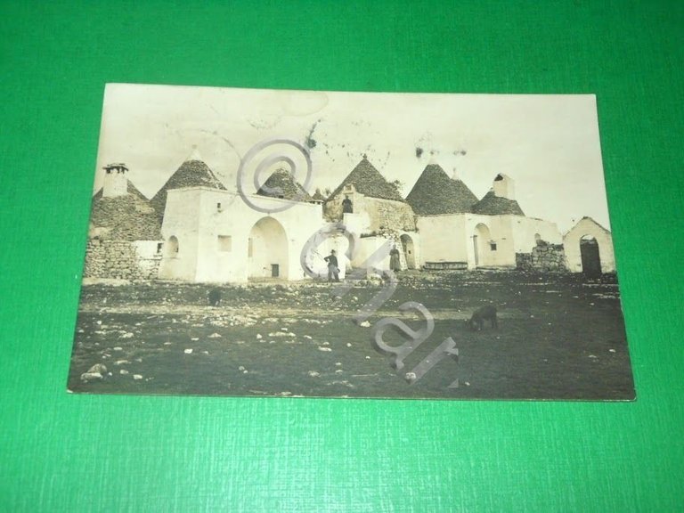 Cartolina Bari - Trulli 1925 .