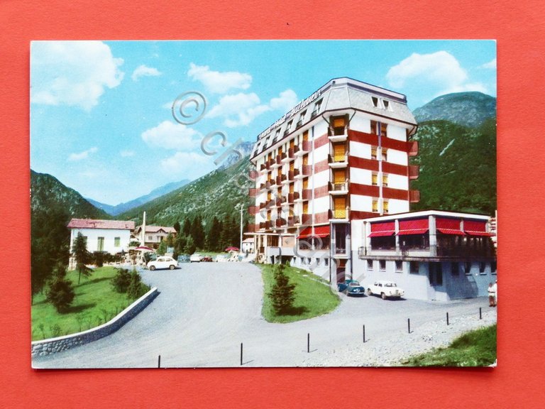Cartolina Barzio - Grand Hotel Ballestrin - 1964.