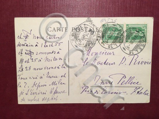 Cartolina Basel - Elisabethenkirche - 1908