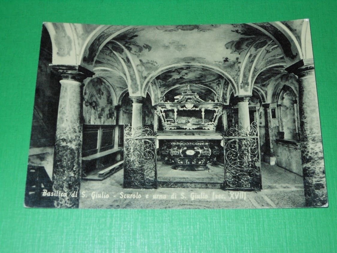 Cartolina Basilica di S. Giulio - Scurolo e urna di …
