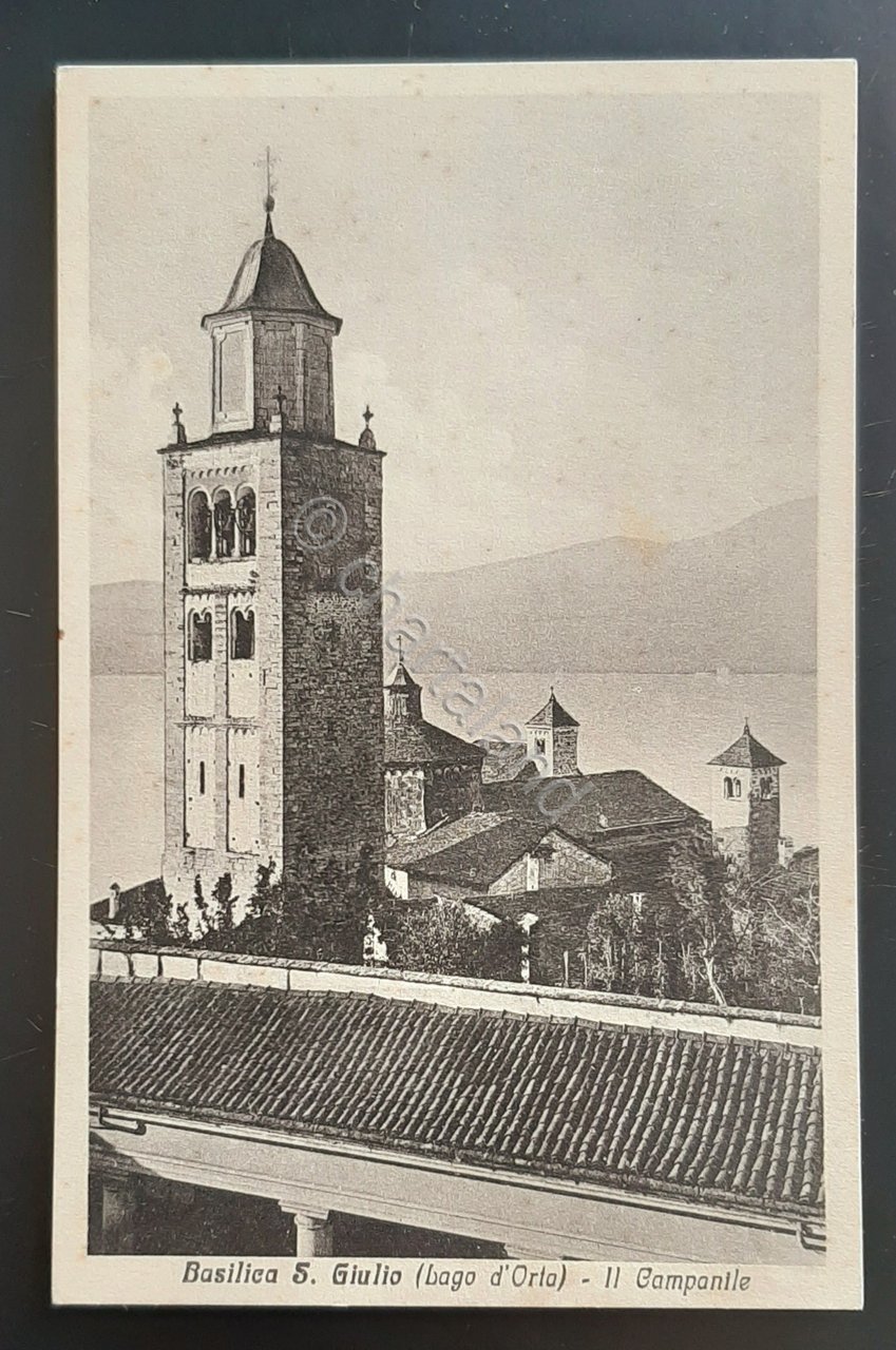 Cartolina Basilica S. Giulio - Lago d' Orta - Il …