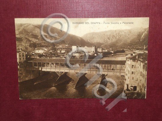 Cartolina Bassano Del Grappa - Ponte Vecchio e Panorama - …