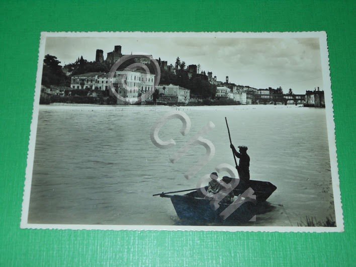 Cartolina Bassano del Grappa - Sul Brenta 1945 ca.