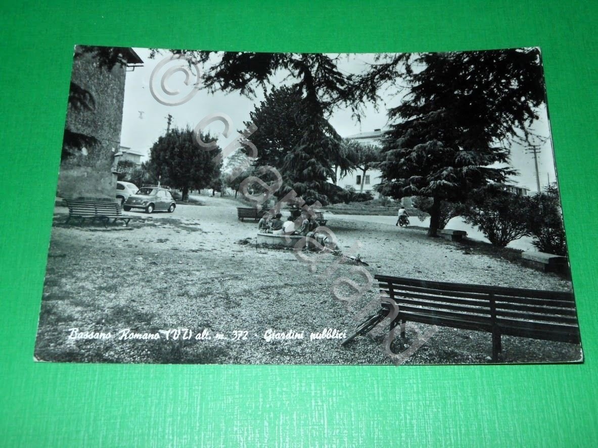 Cartolina Bassano Romano ( Viterbo ) - Giardini pubblici 1968. | Immagine principale