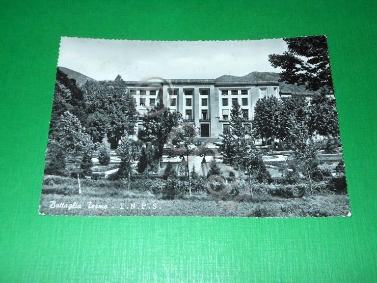 Cartolina Battaglia Terme - Sede INPS 1961.