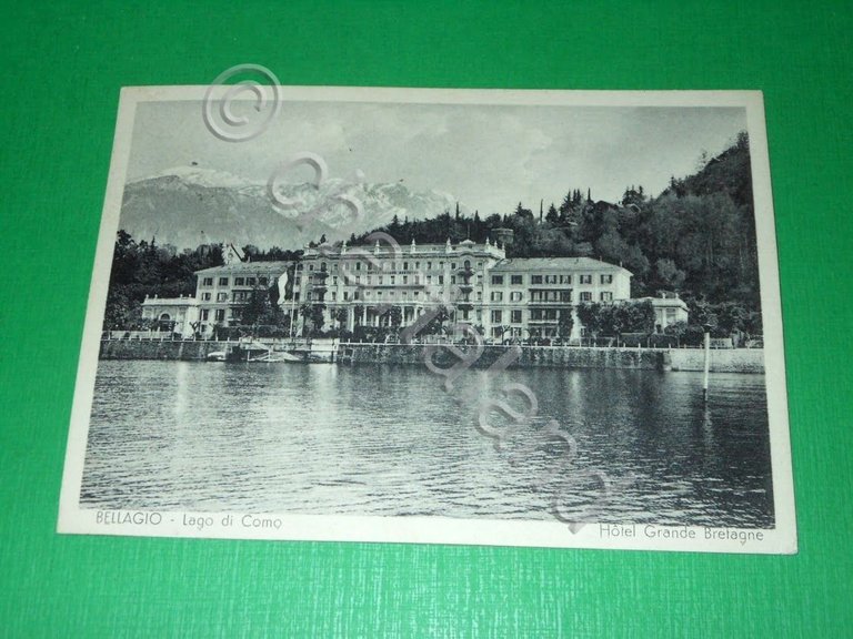 Cartolina Bellagio - Lago di Como - Hotel Grande Bretagne …