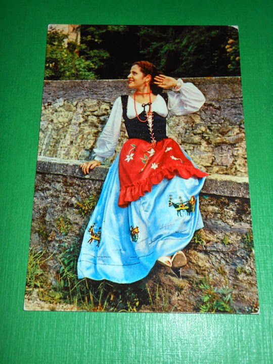 Cartolina Bellezze e Costume della Sicilia 1965 ca.