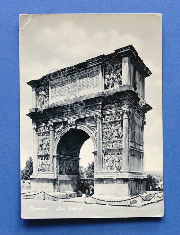Cartolina Benevento - Arco Traiano - 1950 ca.