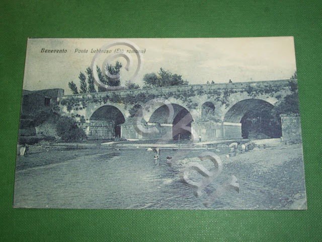 Cartolina Benevento - Ponte Lebbroso 1939.