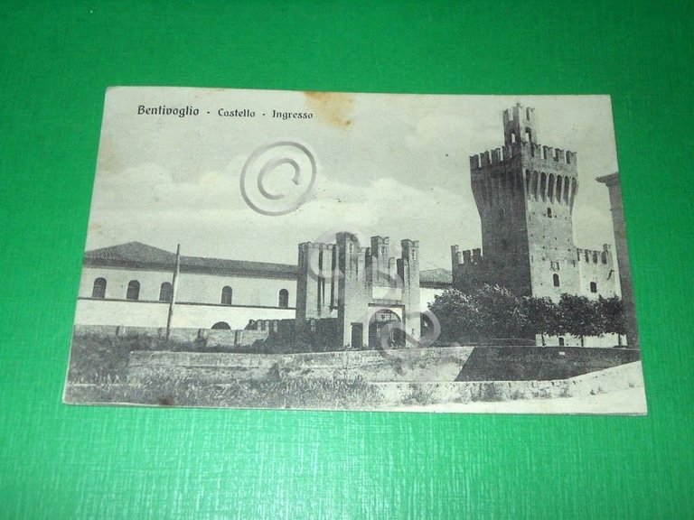 Cartolina Bentivoglio - Castello - Ingresso 1923