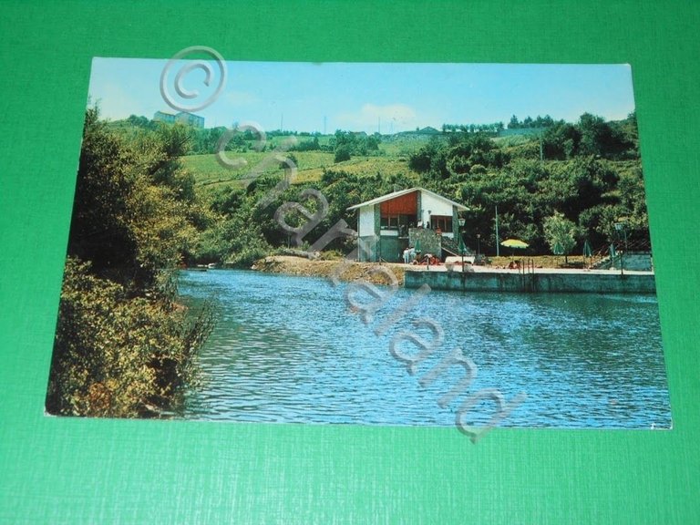Cartolina Berceto ( Parma ) - Laghetto turistico 1975.