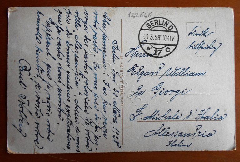 Cartolina Berlin - Spreepartie mit Nationalgalerie - 1928