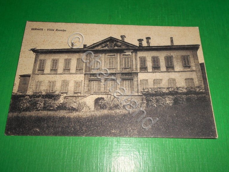 Cartolina Bernate ( Como ) - Villa Rosales 1943