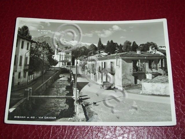 Cartolina Bibiana - Via Cavour 1942