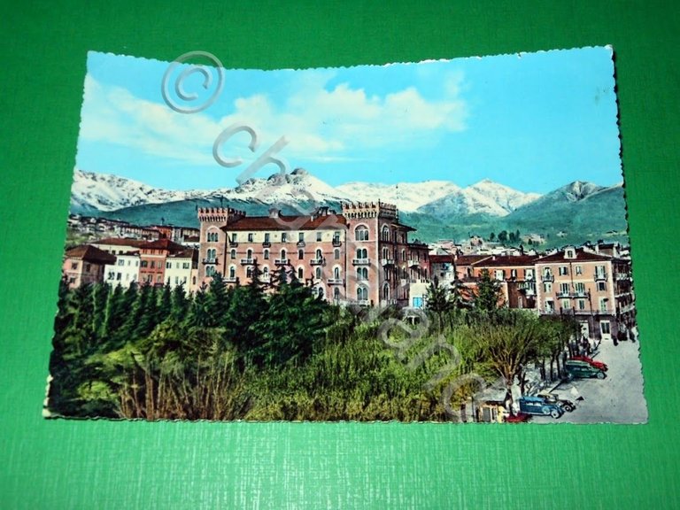 Cartolina Biella - Palazzo Ronco 1960