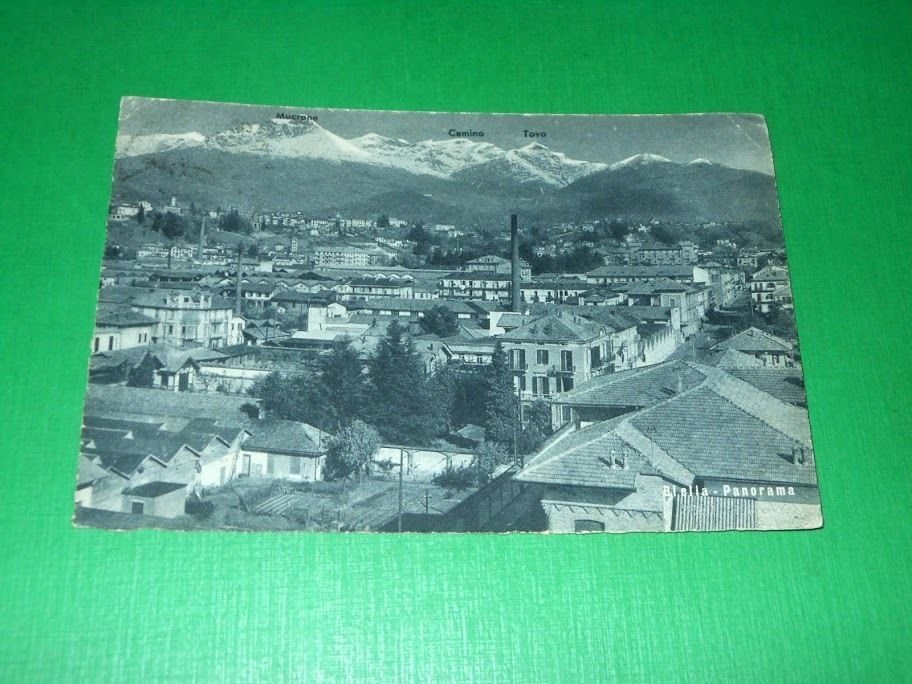 Cartolina Biella - Panorama 1940 #.
