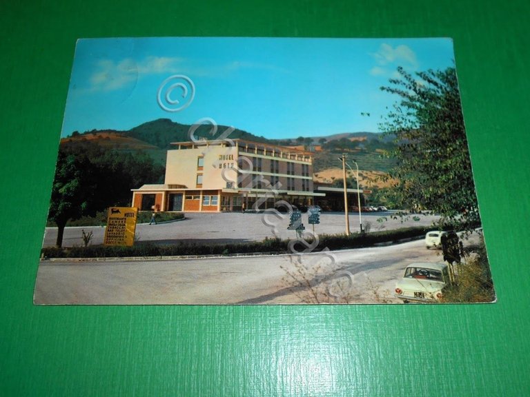 Cartolina Bivio Maddalena - Muccia ( Macerata ) - Motel …