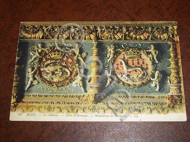 Cartolina Blois - Le Chateau - Salon d' Honneur 1916.