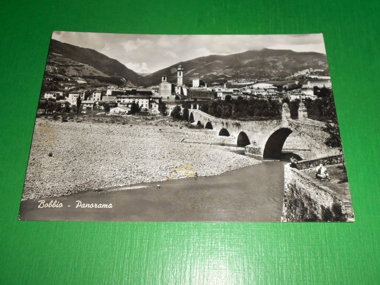 Cartolina Bobbio - Panorama 1964.