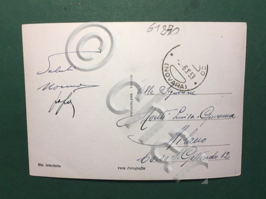 Cartolina Bognanco - S. Lorenzo - Piazza Galletti - 1953
