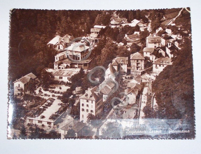 Cartolina Bognanco Terme - Panorama 1949