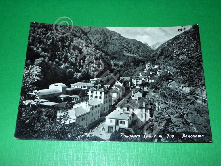 Cartolina Bognanco Terme - Panorama 1959