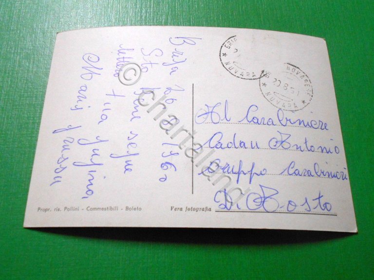 Cartolina Boleto - Panorama 1960.